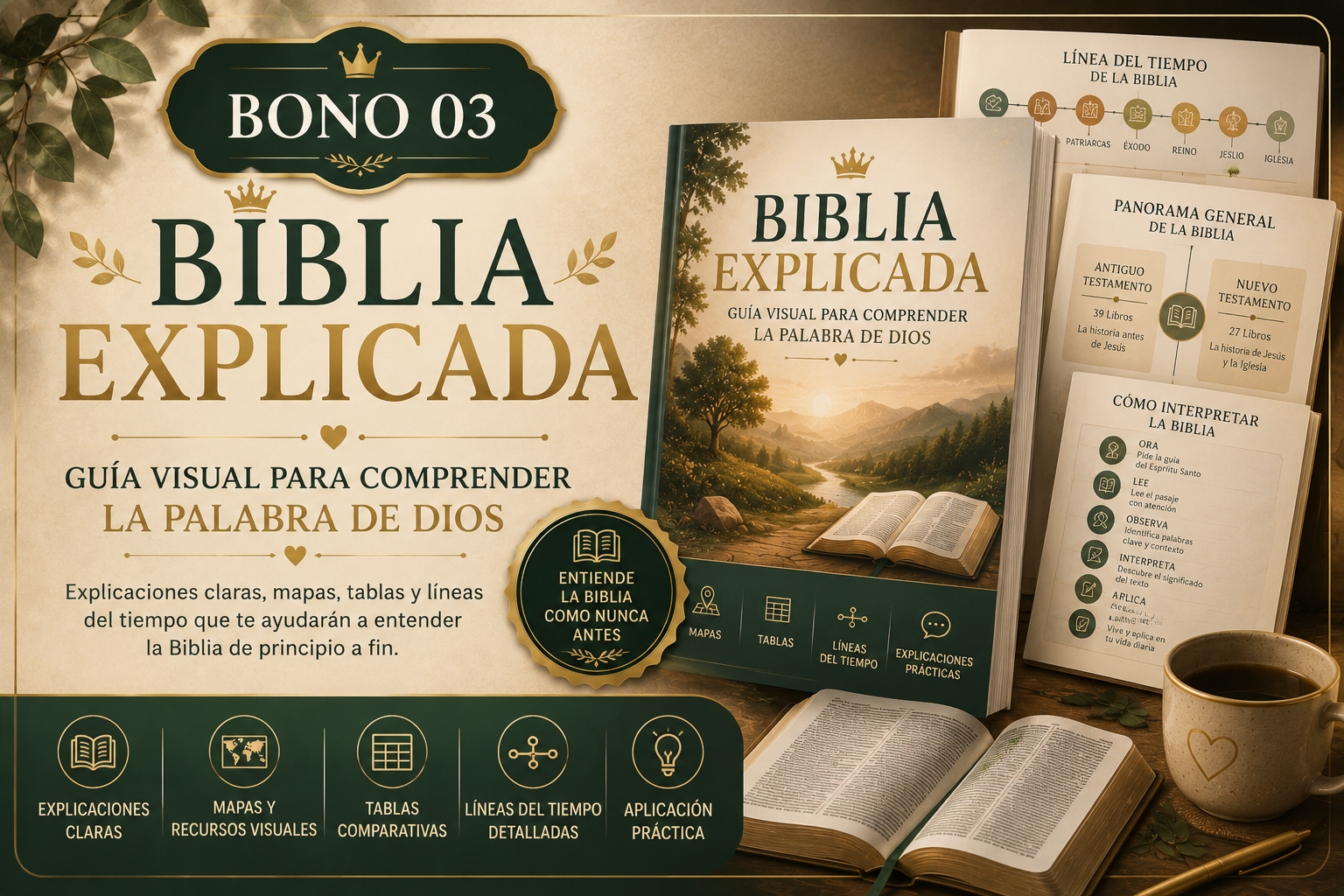 Bono incluido: Biblia Explicada