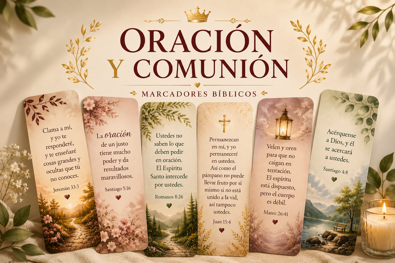 Marcadores bíblicos de la categoría Oración y Comunión