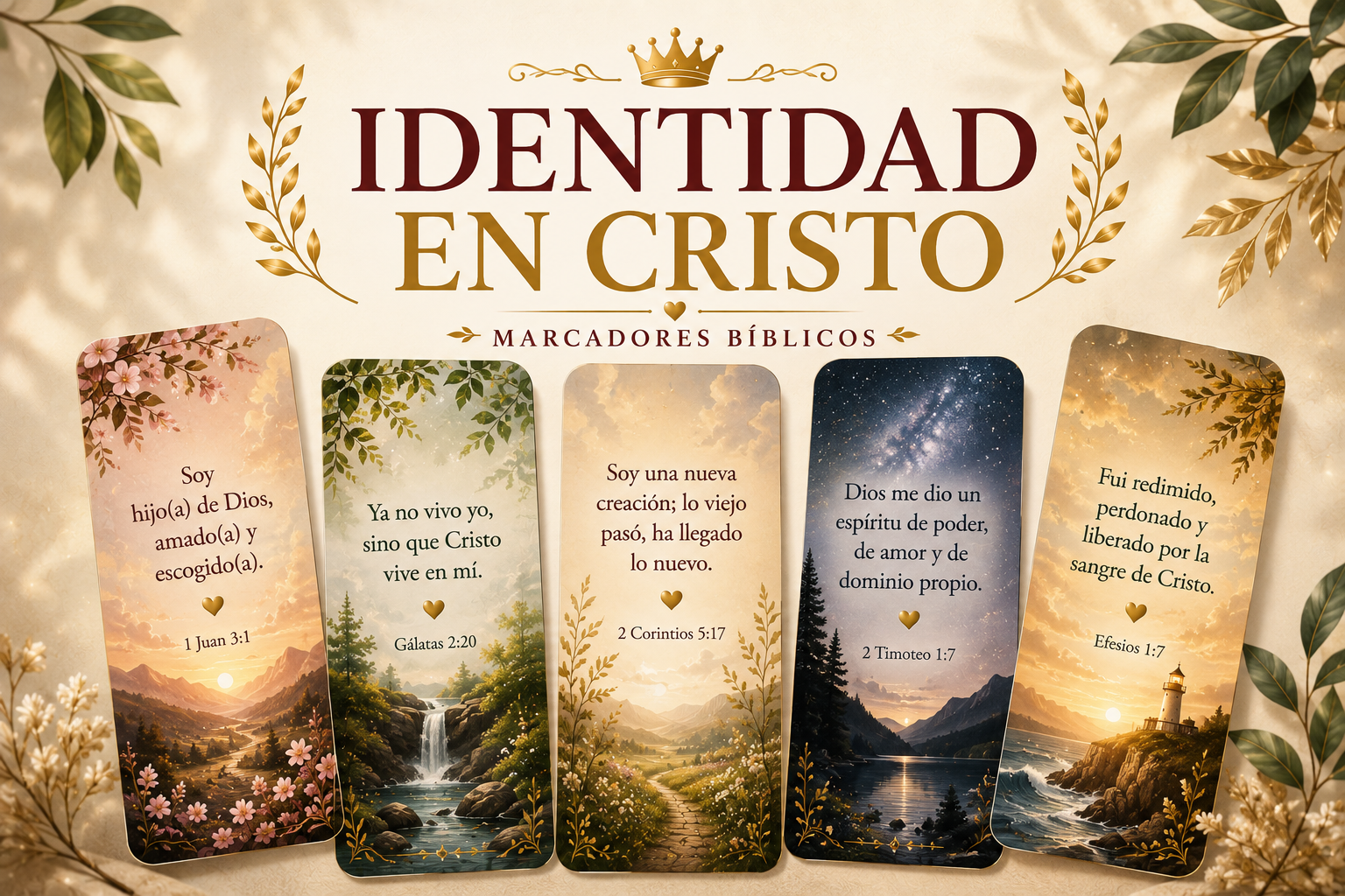 Marcadores bíblicos de la categoría Identidad en Cristo